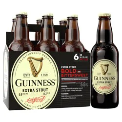 Guinness Extra Stout Beer, 6 pk