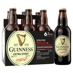 Guinness Extra Stout Beer, 6 pk