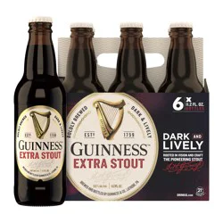 Guinness Extra Stout Beer, 6 pk