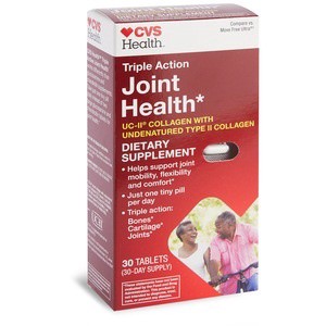 slide 1 of 1, CVS Health Triple Action Joint Health Tablets, 30 ct