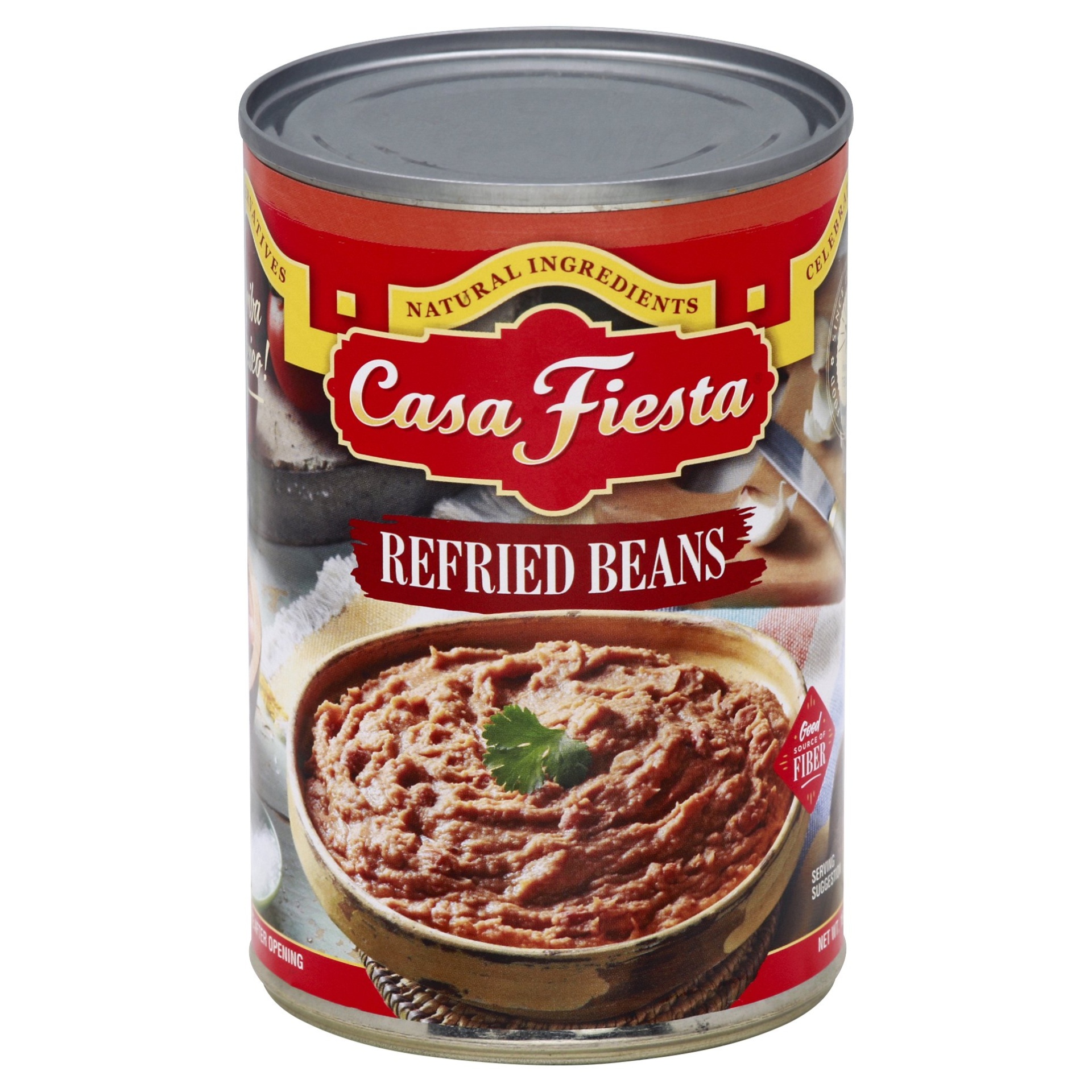 slide 1 of 1, Casa Fiesta Refried Beans, 16 oz