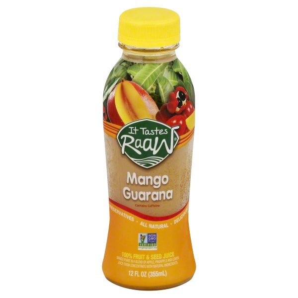 slide 1 of 1, It Tastes Raaw Mango, 12 fl oz