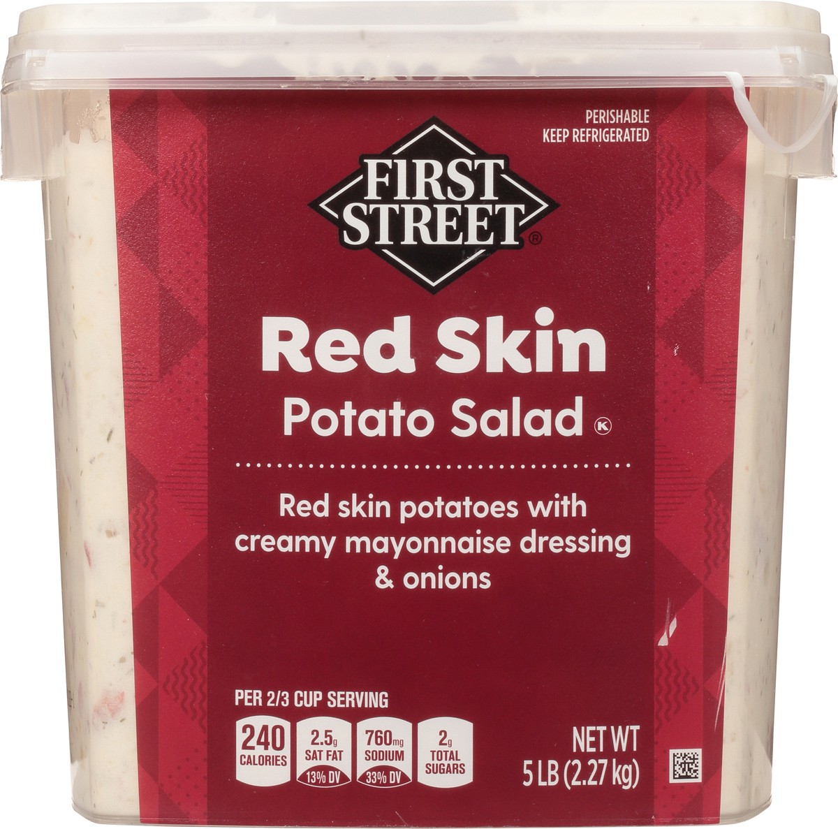 slide 5 of 14, First Street Red Potato Salad, 5 lb