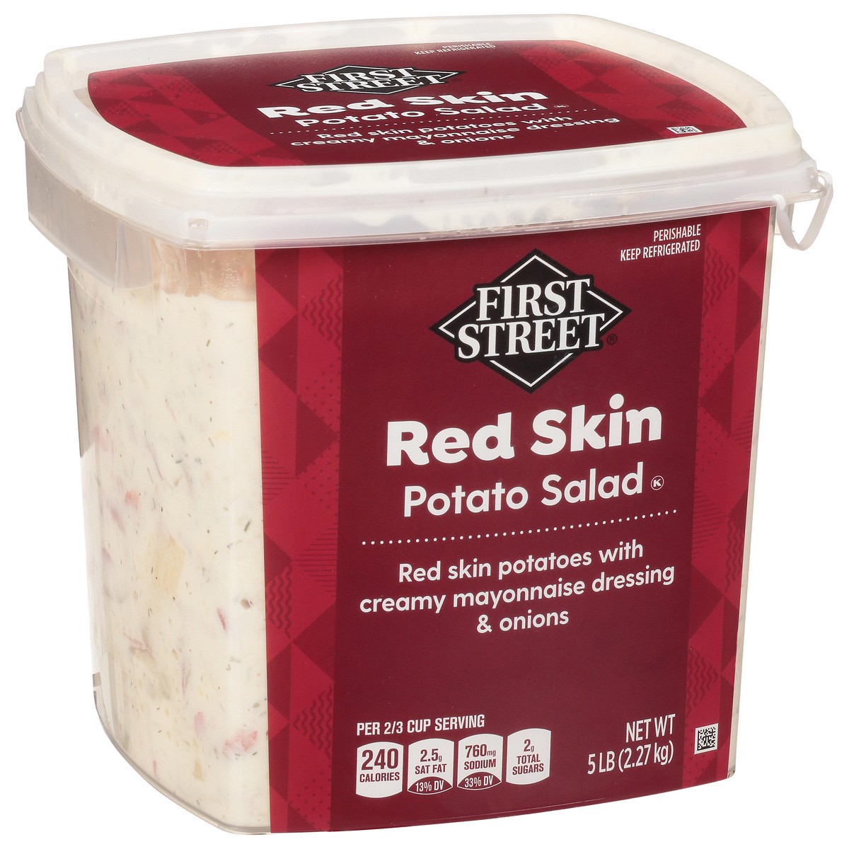 slide 10 of 14, First Street Red Potato Salad, 5 lb
