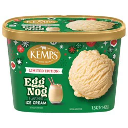 Kemps Egg Nog Ice Cream 1.5 Quart