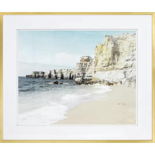 slide 1 of 4, Gallery Gold Frame With Mat By Studio Decor, 16 in x 20 in mat