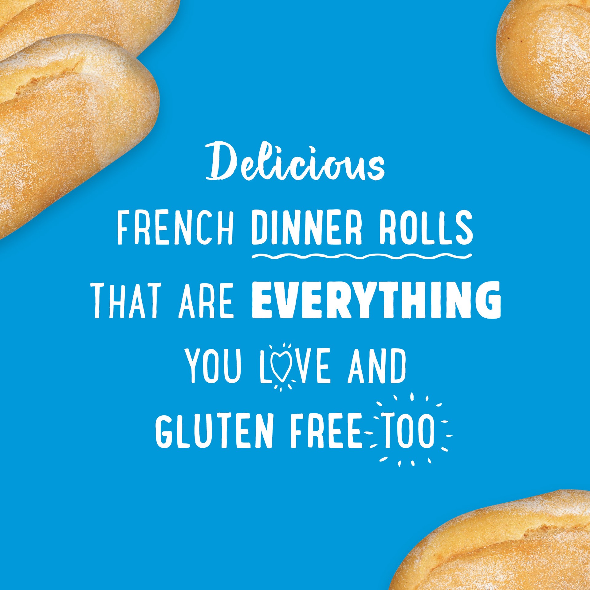 slide 5 of 5, Udi's Gluten Free Classic French Dinner Rolls, 7.4 oz