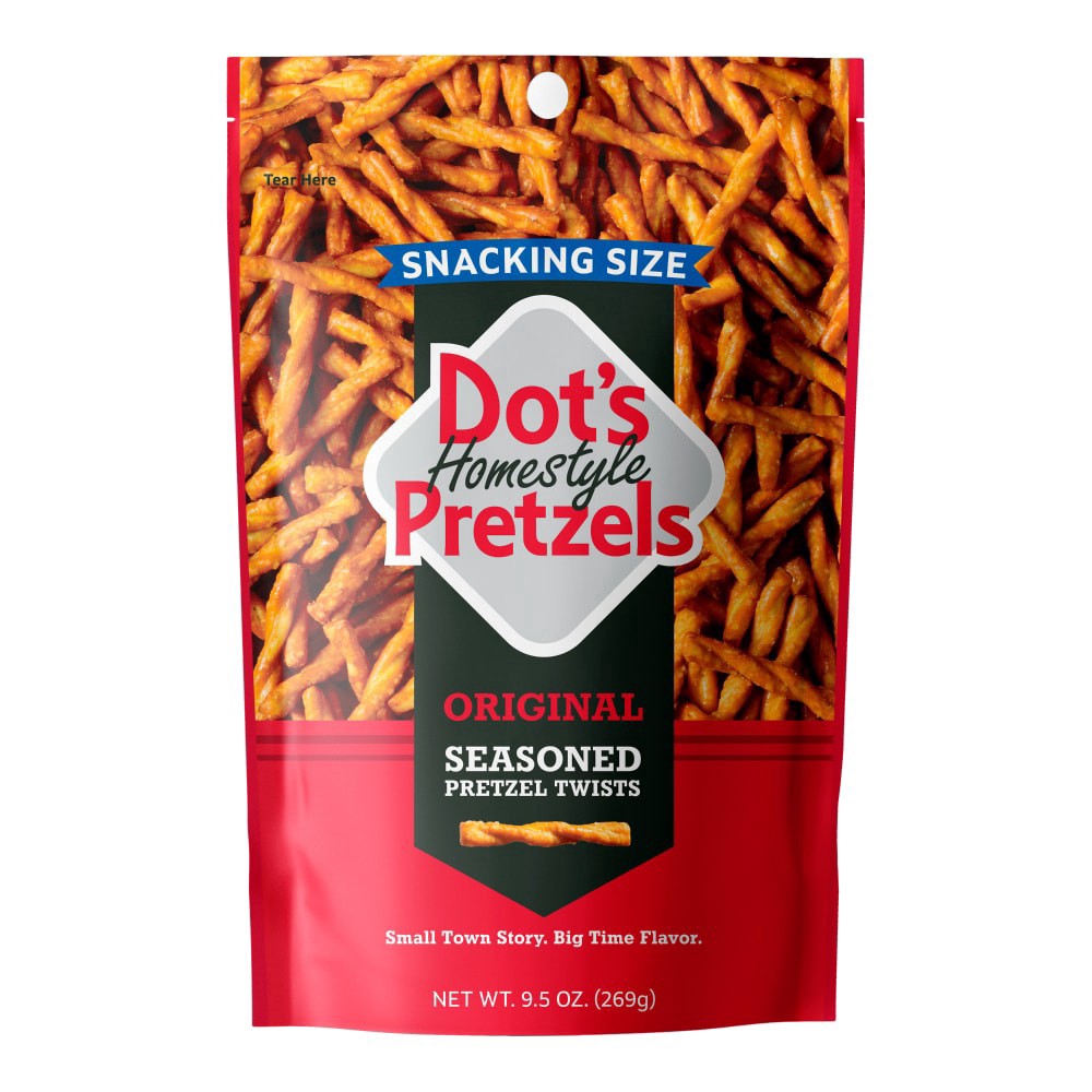 slide 1 of 3, Dots Pretzels Original Pretzels, 9.5 oz