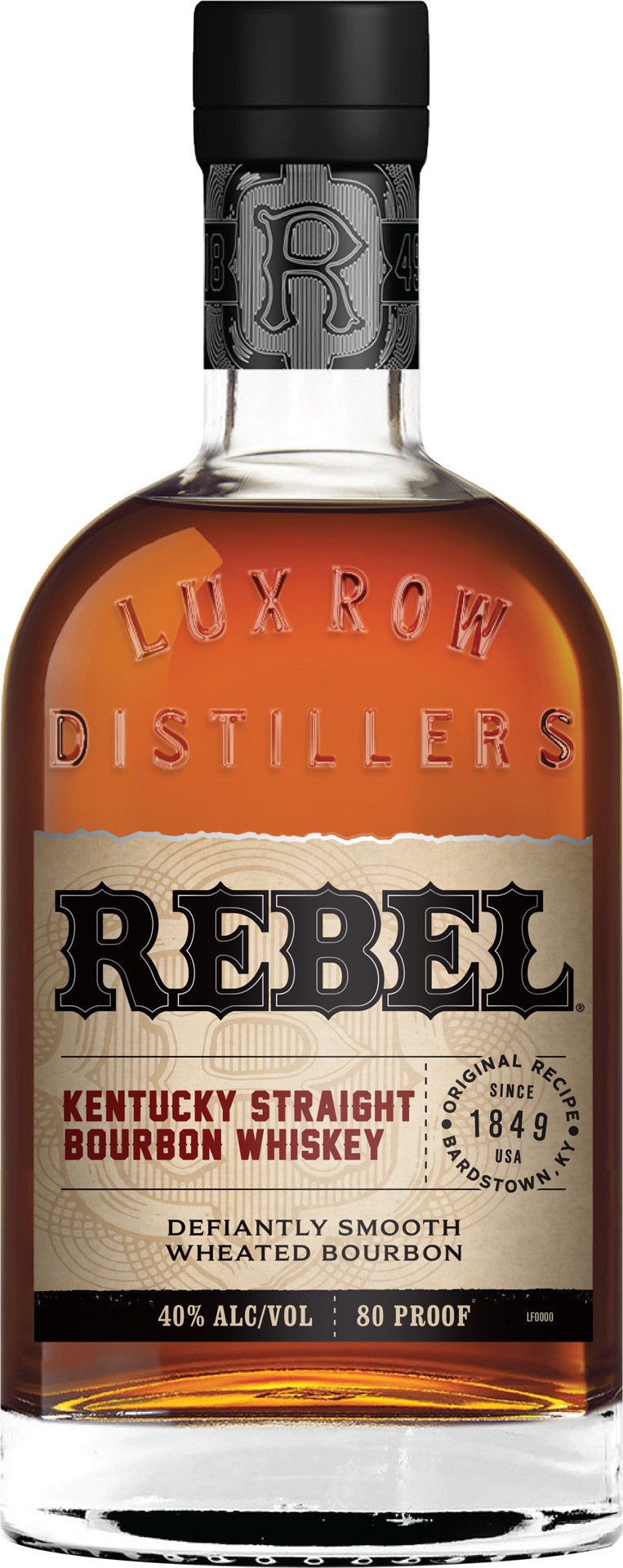 slide 1 of 1, Rebel Kentucky Straight Bourbon Whiskey 80 Proof, 750ML, 750 ml