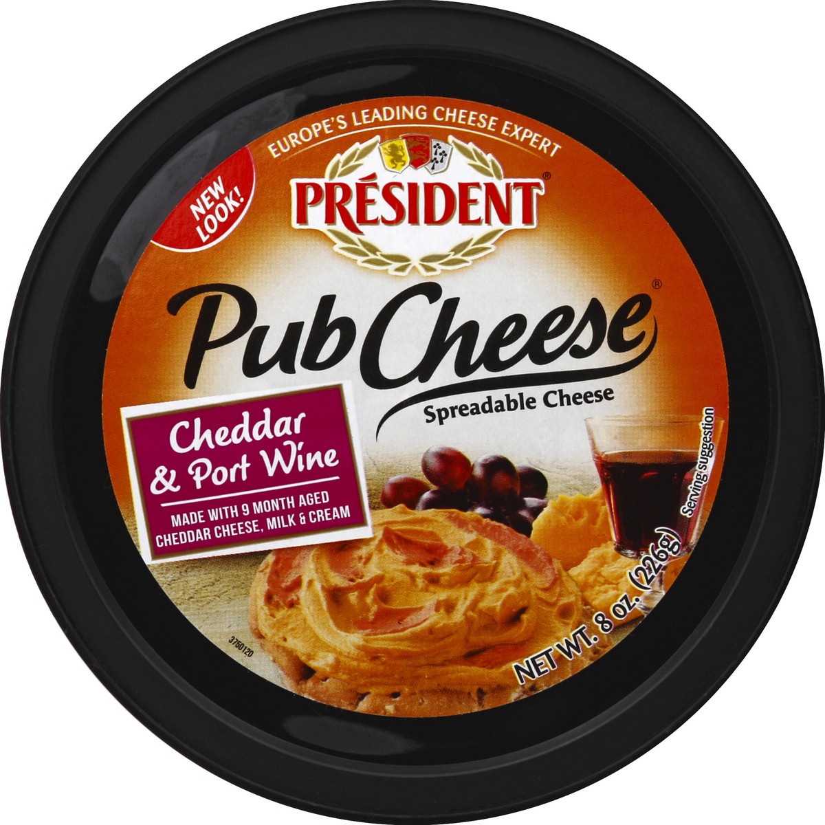 slide 6 of 8, Président Pub Cheese Cheese 8 oz, 8 oz