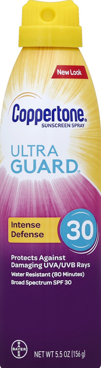 slide 5 of 5, Coppertone Ultra Guard Sunscreen Continuous Spray SPF 30, 5.5 oz