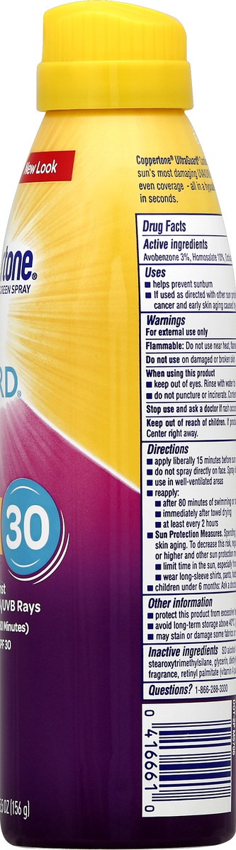 slide 2 of 5, Coppertone Ultra Guard Sunscreen Continuous Spray SPF 30, 5.5 oz