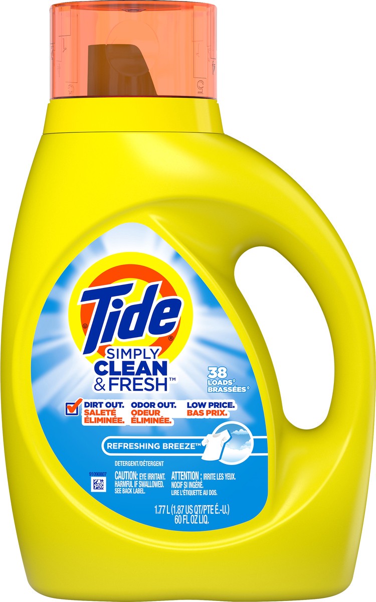 slide 2 of 12, Tide Refreshing Breeze Detergent 1.77 lt, 1.77 L