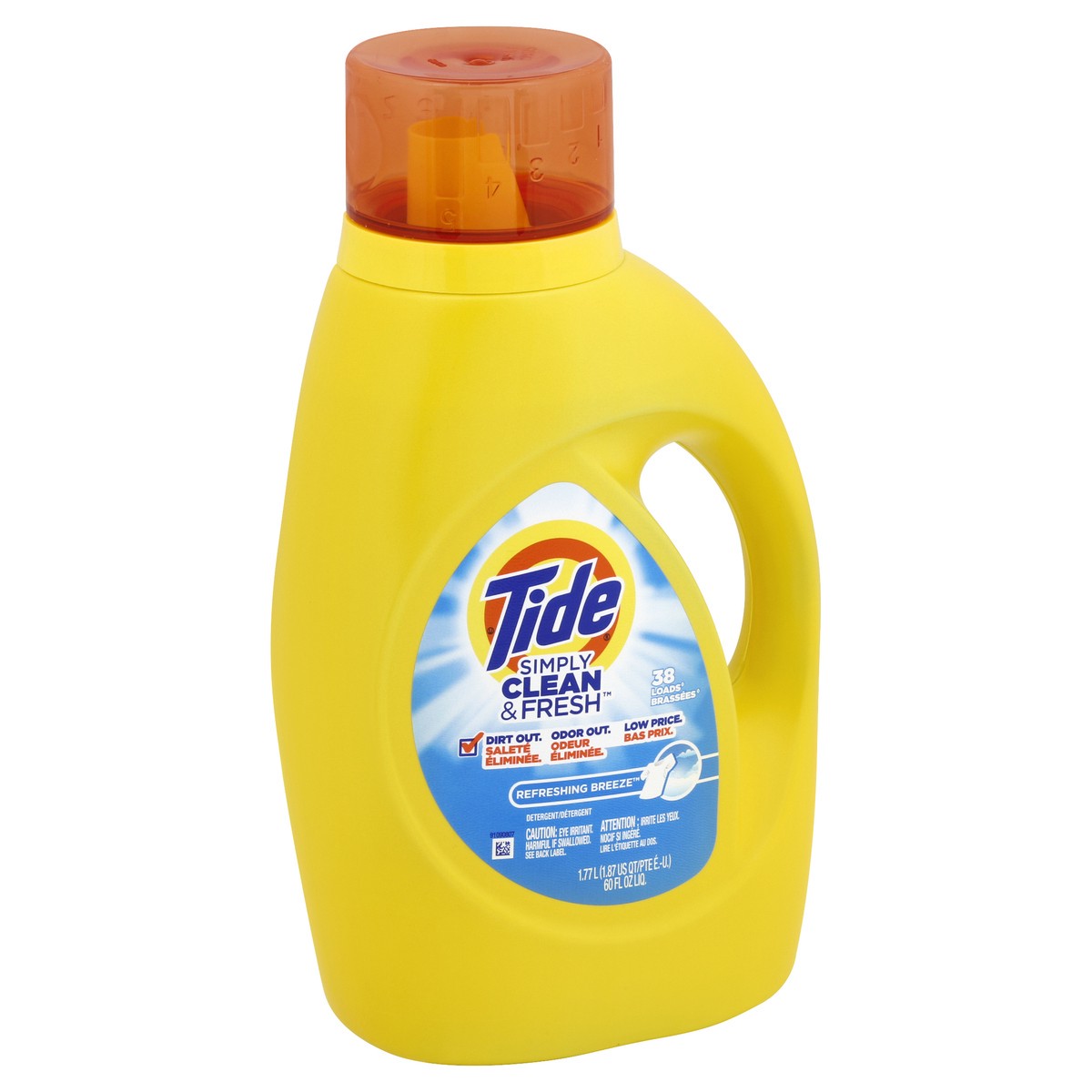 slide 7 of 12, Tide Refreshing Breeze Detergent 1.77 lt, 1.77 L