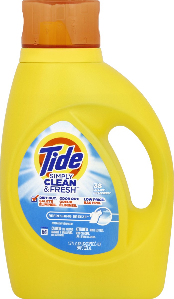 slide 9 of 12, Tide Refreshing Breeze Detergent 1.77 lt, 1.77 L