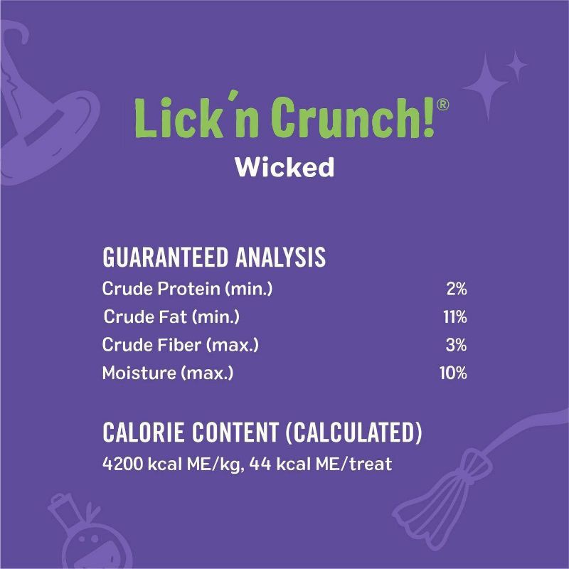 slide 2 of 7, Three Dog Bakery Wicked Lick N Crunch Carob Cookie, 13 oz
