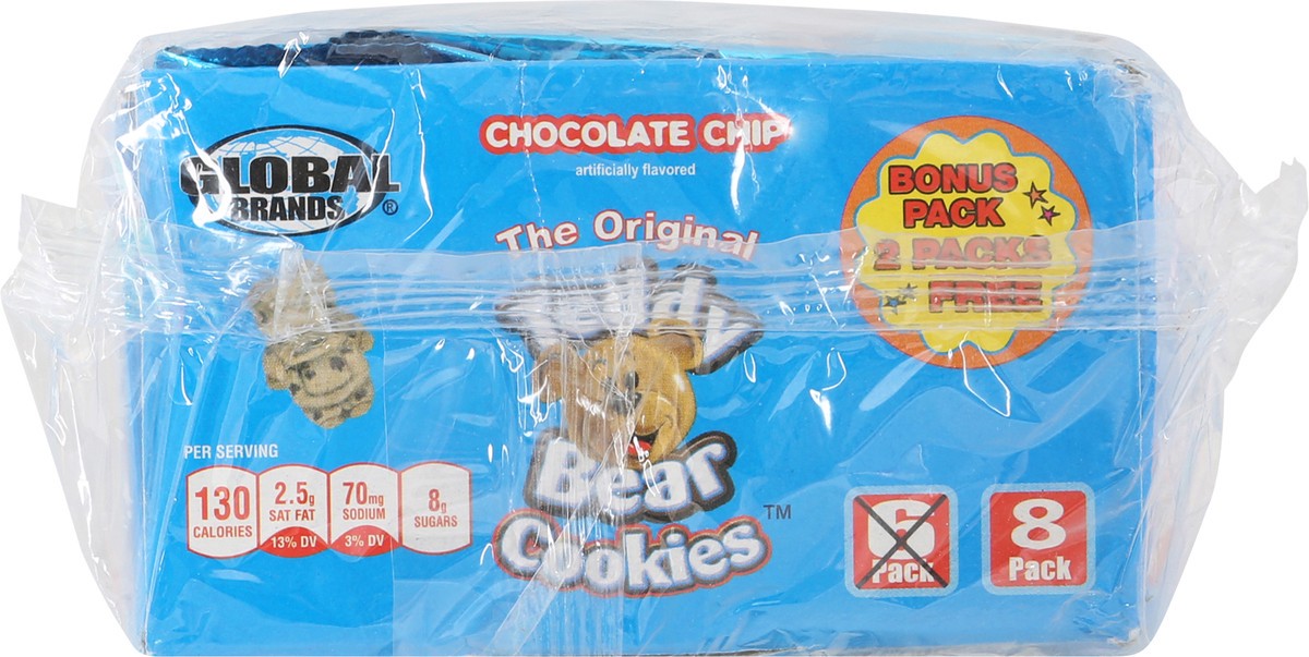 slide 14 of 14, Global Brands Global Choc Chip Teddy Bear Cookie, 7.9 oz