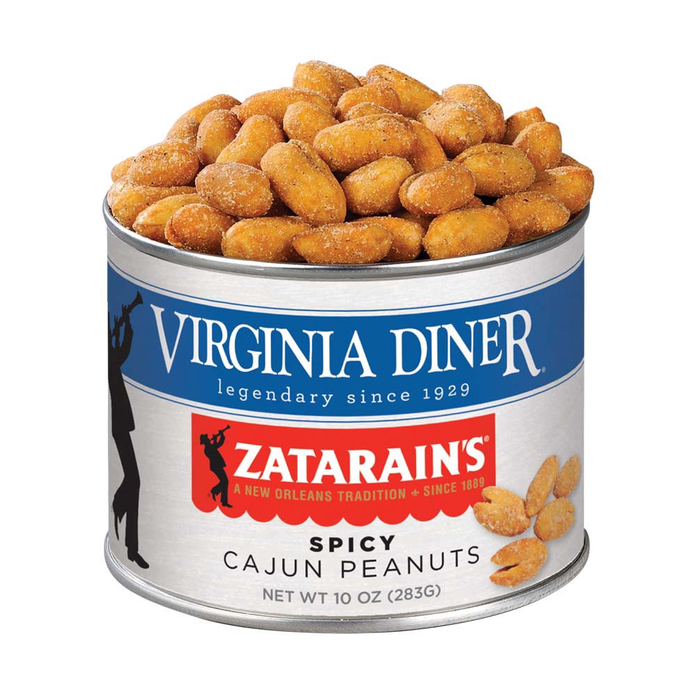 slide 1 of 1, Virginia Diner Smoked Cajun Virginia Peanuts, 10 oz