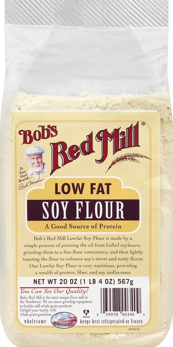 slide 5 of 5, Bob's Red Mill Soy Flour 20 oz, 20 oz