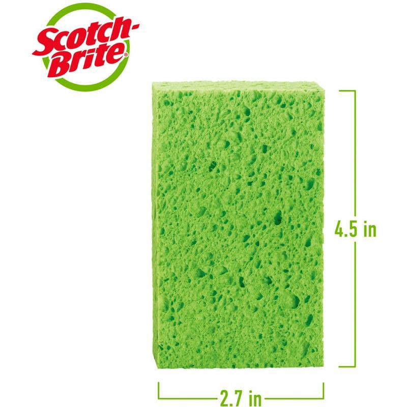 slide 3 of 3, Scotch-Brite Ocelo Handy Sponge - 4pk, 4 ct
