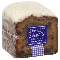 slide 1 of 1, Sweet Sam's Baking Company Cake Pound Carrot Walnut, 1 ct