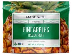 Made With Fruit Pineapple Org 10 Oz