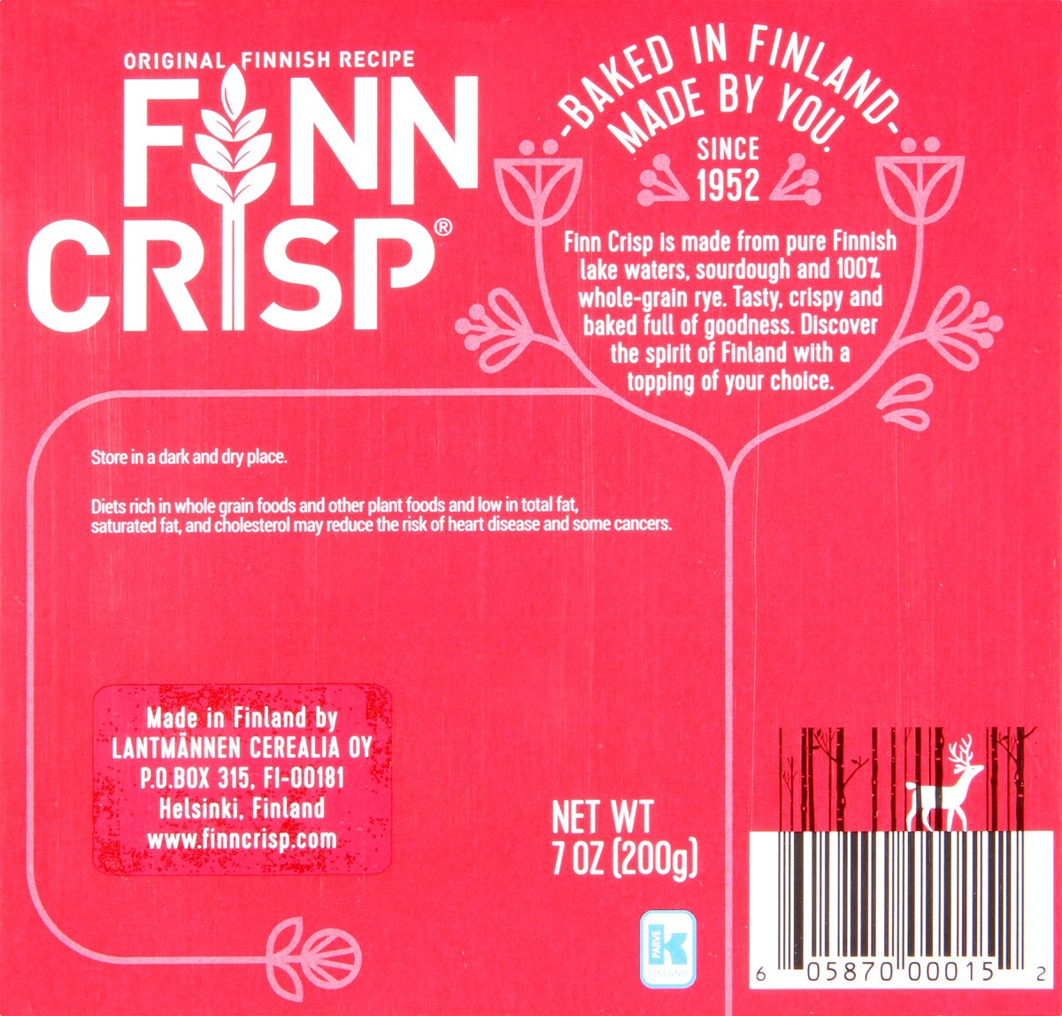 slide 4 of 9, Finn Crisp Original Rye Dark Crispbr, 7 oz