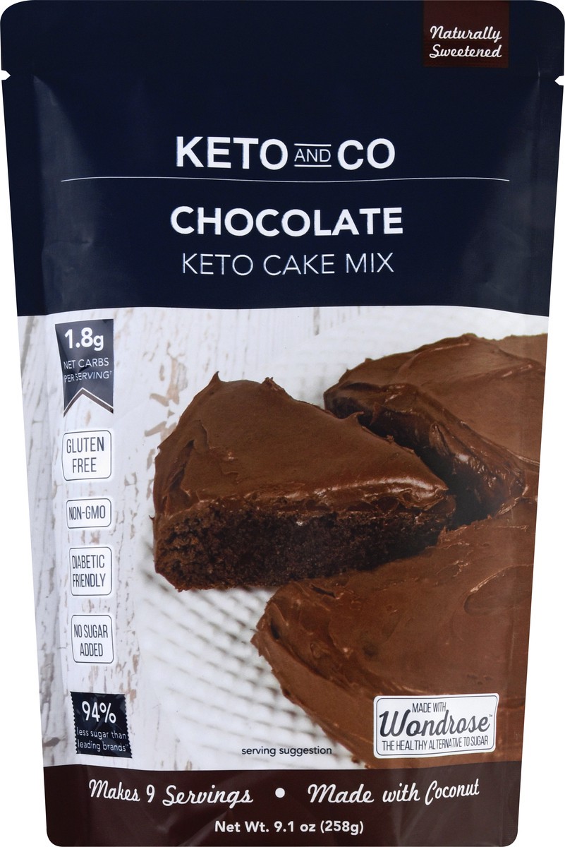 slide 2 of 13, Keto and Co Chocolate Keto Cake Mix 9.1 oz, 9.1 oz