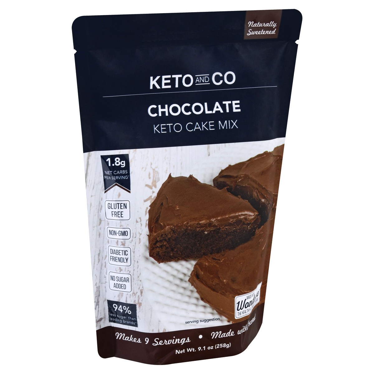 slide 12 of 13, Keto and Co Chocolate Keto Cake Mix 9.1 oz, 9.1 oz