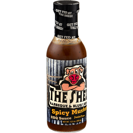 slide 5 of 6, The Shed Bbq Spicy Mustard Sauce Bbq, 1 ct