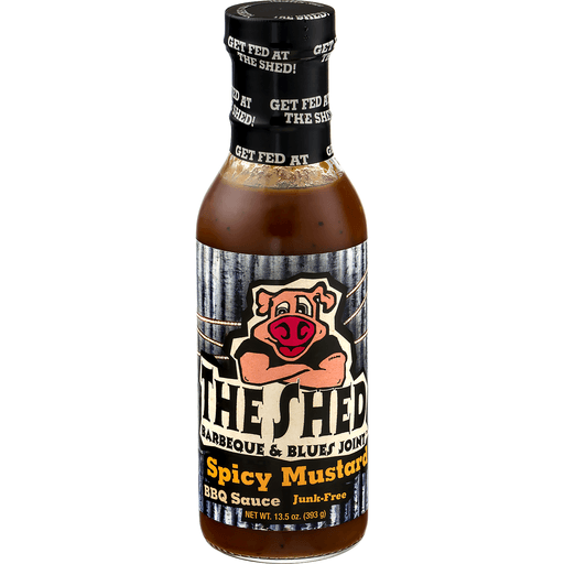 slide 3 of 6, The Shed Bbq Spicy Mustard Sauce Bbq, 1 ct