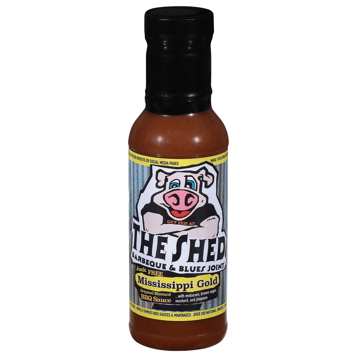 slide 1 of 6, The Shed Bbq Spicy Mustard Sauce Bbq, 1 ct