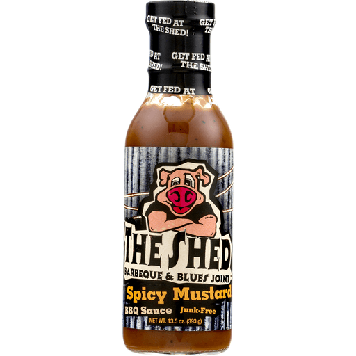 slide 2 of 6, The Shed Bbq Spicy Mustard Sauce Bbq, 1 ct