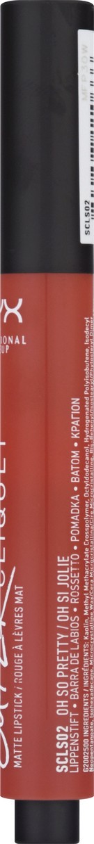 slide 5 of 11, NYX Professional Makeup Oh So Pretty SCLS02 Matte Lipstick 0.05 oz, 0.05 fl oz