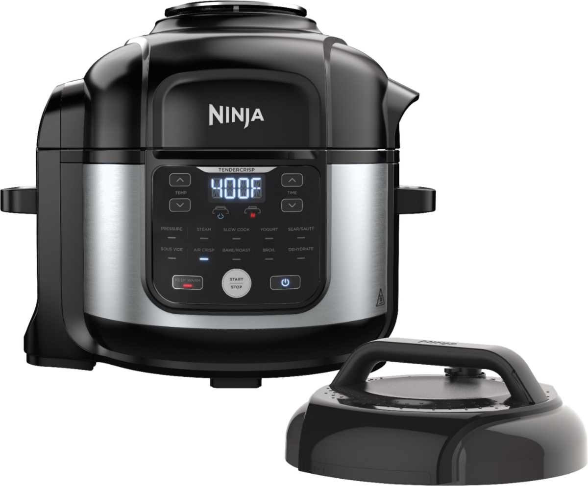 slide 1 of 10, Ninja Foodi Pro Pressure Cooker + Air Fryer, 1 ct