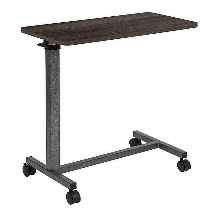 slide 1 of 12, Flash Furniture Overbed Table with Wheels for Home and Hospital, 1 ct