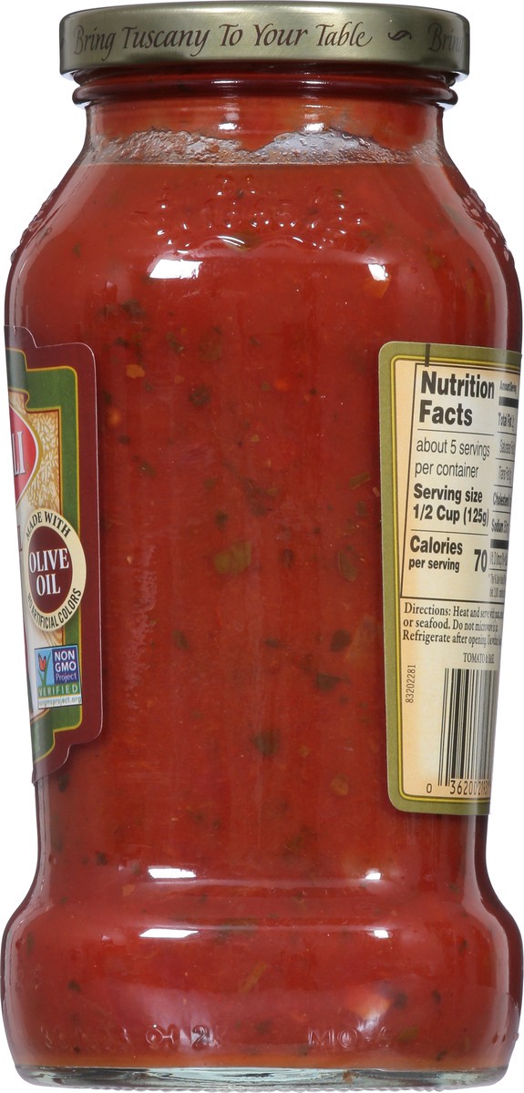 slide 3 of 14, Bertolli Tomato & Basil Pasta Sauce, 24 oz