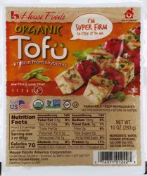 House Foods Organic Super Firm Tofu 10 oz