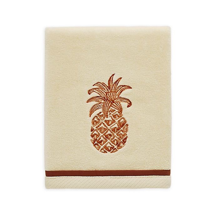 slide 1 of 3, Tommy Bahama Batik Pineapple Raw Sienna Fingertip Towel, 1 ct