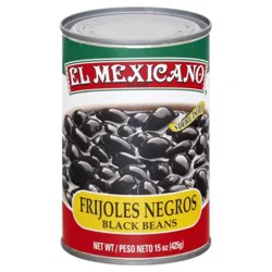 El Mexicano Black Beans 15 oz