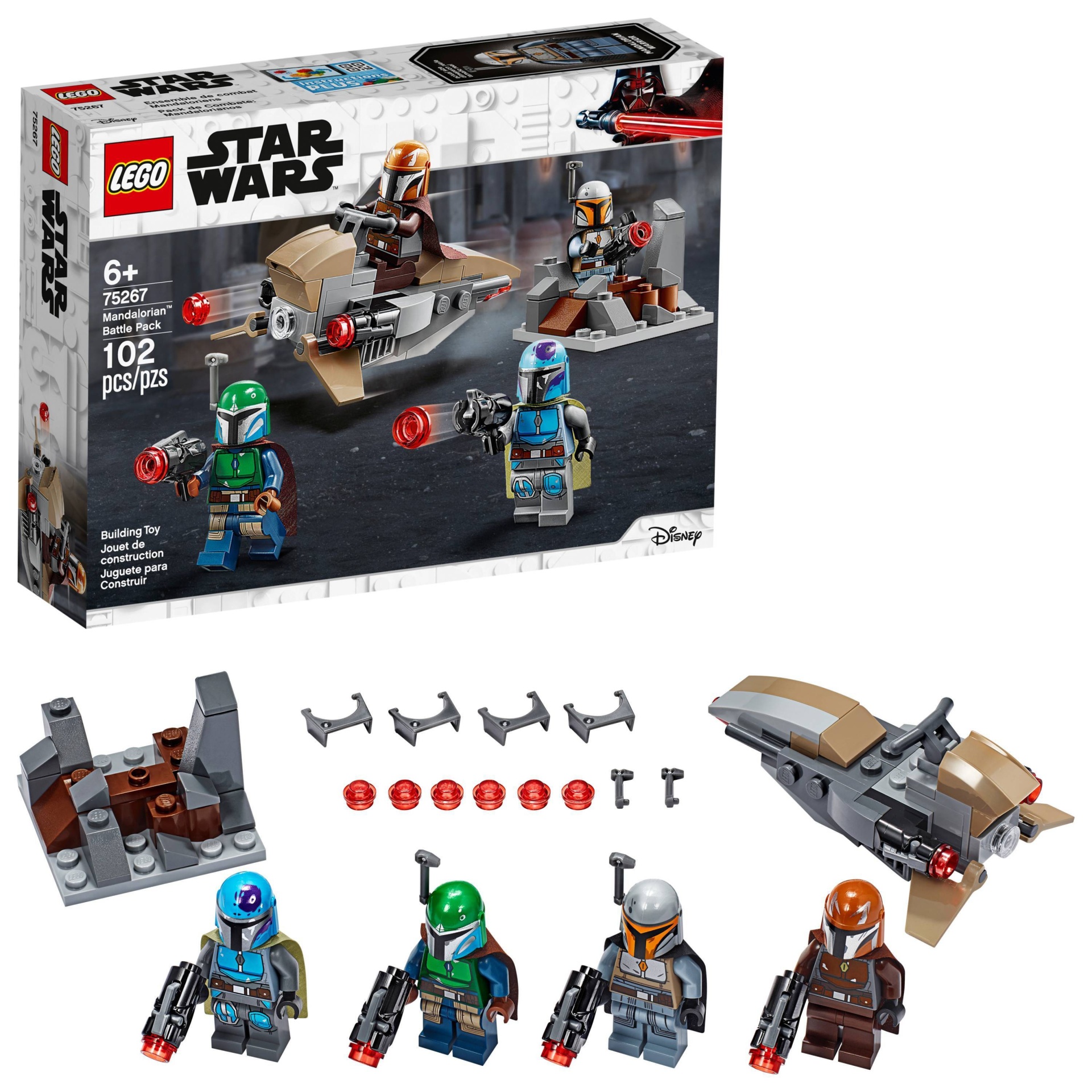 slide 1 of 8, LEGO Star Wars Mandalorian Battle Pack 75267 Shock Troopers and Speeder Bike Building Kit, 1 ct