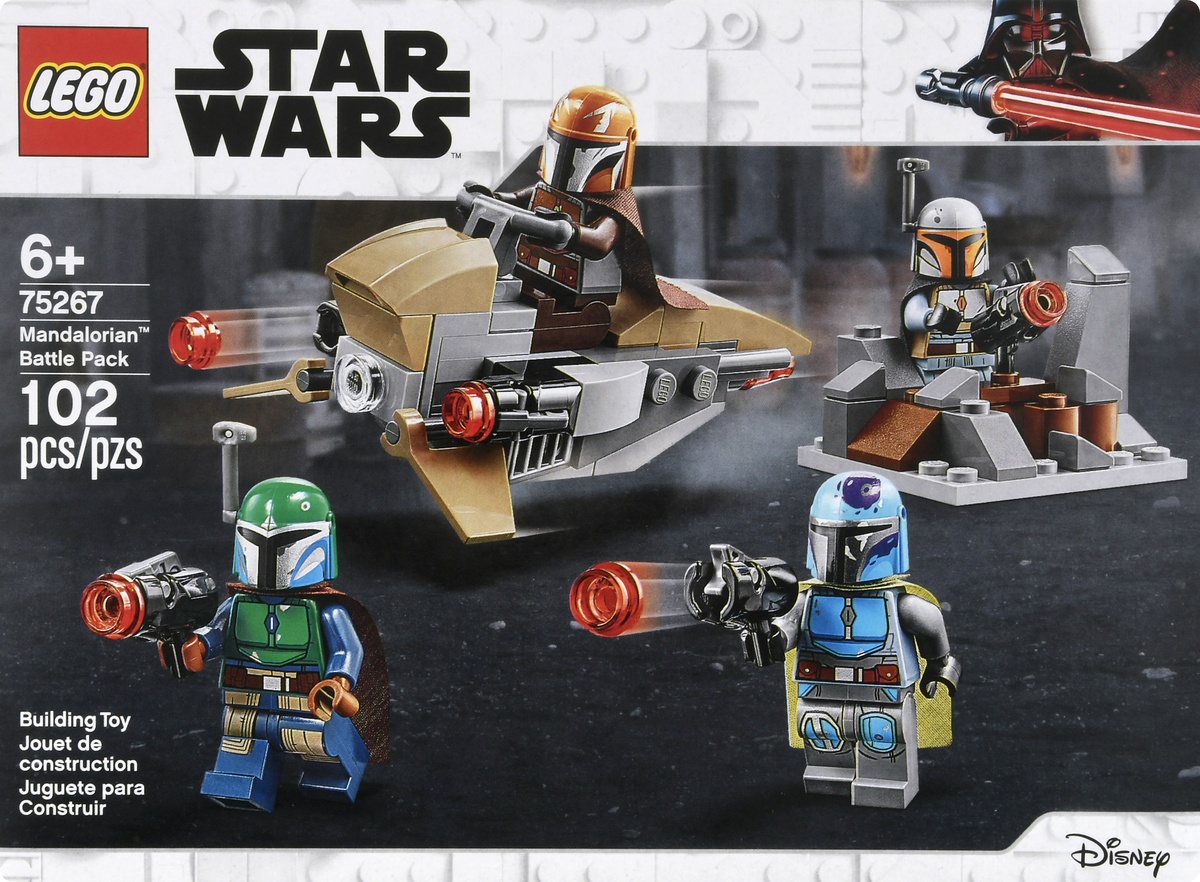 slide 7 of 8, LEGO Star Wars Mandalorian Battle Pack 75267 Shock Troopers and Speeder Bike Building Kit, 1 ct