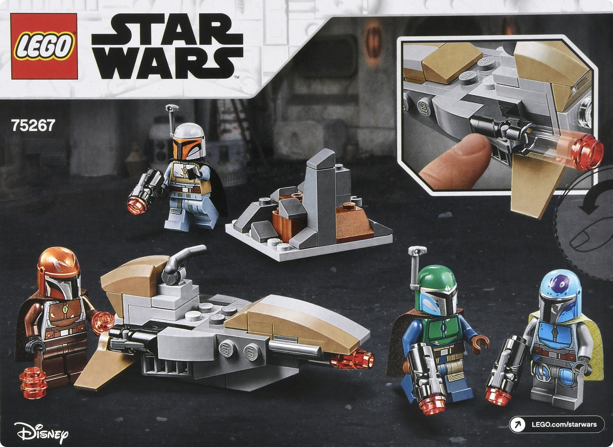 slide 8 of 8, LEGO Star Wars Mandalorian Battle Pack 75267 Shock Troopers and Speeder Bike Building Kit, 1 ct