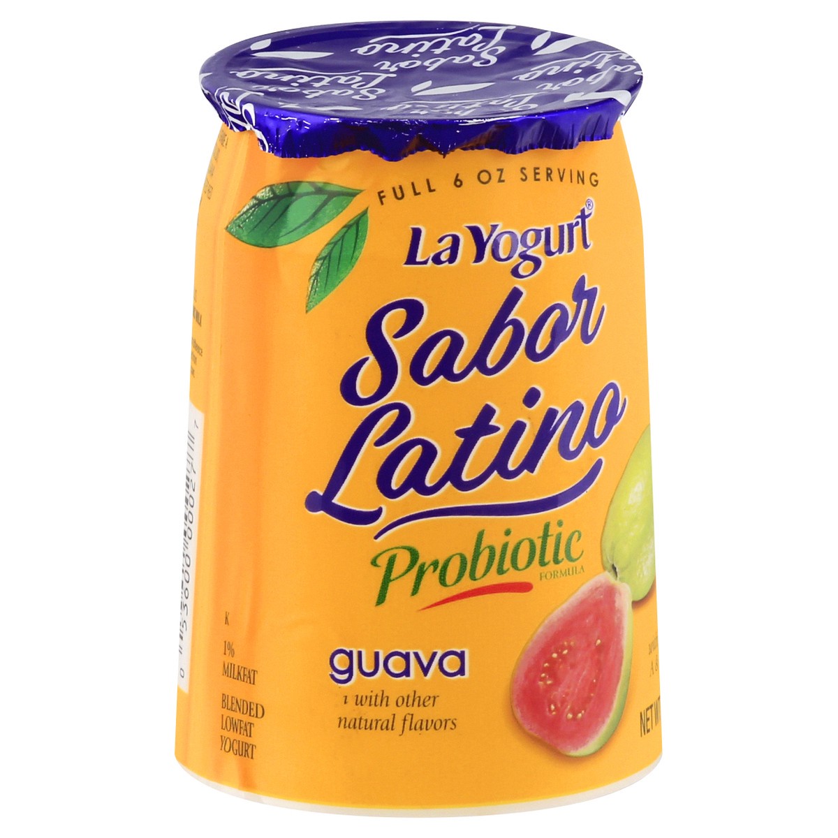 slide 2 of 9, La Yogurt Sabor Latino Blended Lowfat Guava Yogurt 6 oz, 6 oz