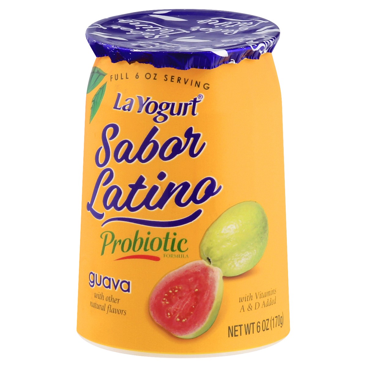 slide 3 of 9, La Yogurt Sabor Latino Blended Lowfat Guava Yogurt 6 oz, 6 oz