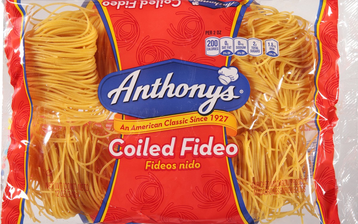 slide 11 of 14, Anthony's Coiled Fideo 12 oz, 12 oz