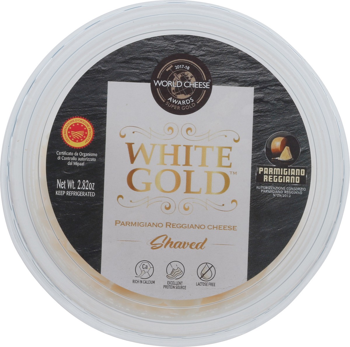 slide 7 of 7, White Gold Shaved Parmigiano Reggiano DOP Cheese 2.82 oz, 1 ct