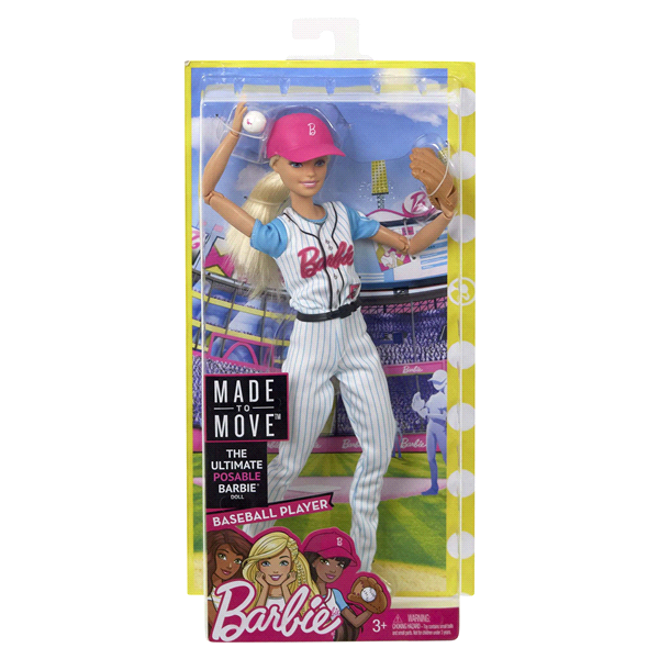 slide 1 of 1, Barbie Baseball Player Doll, 1 ct