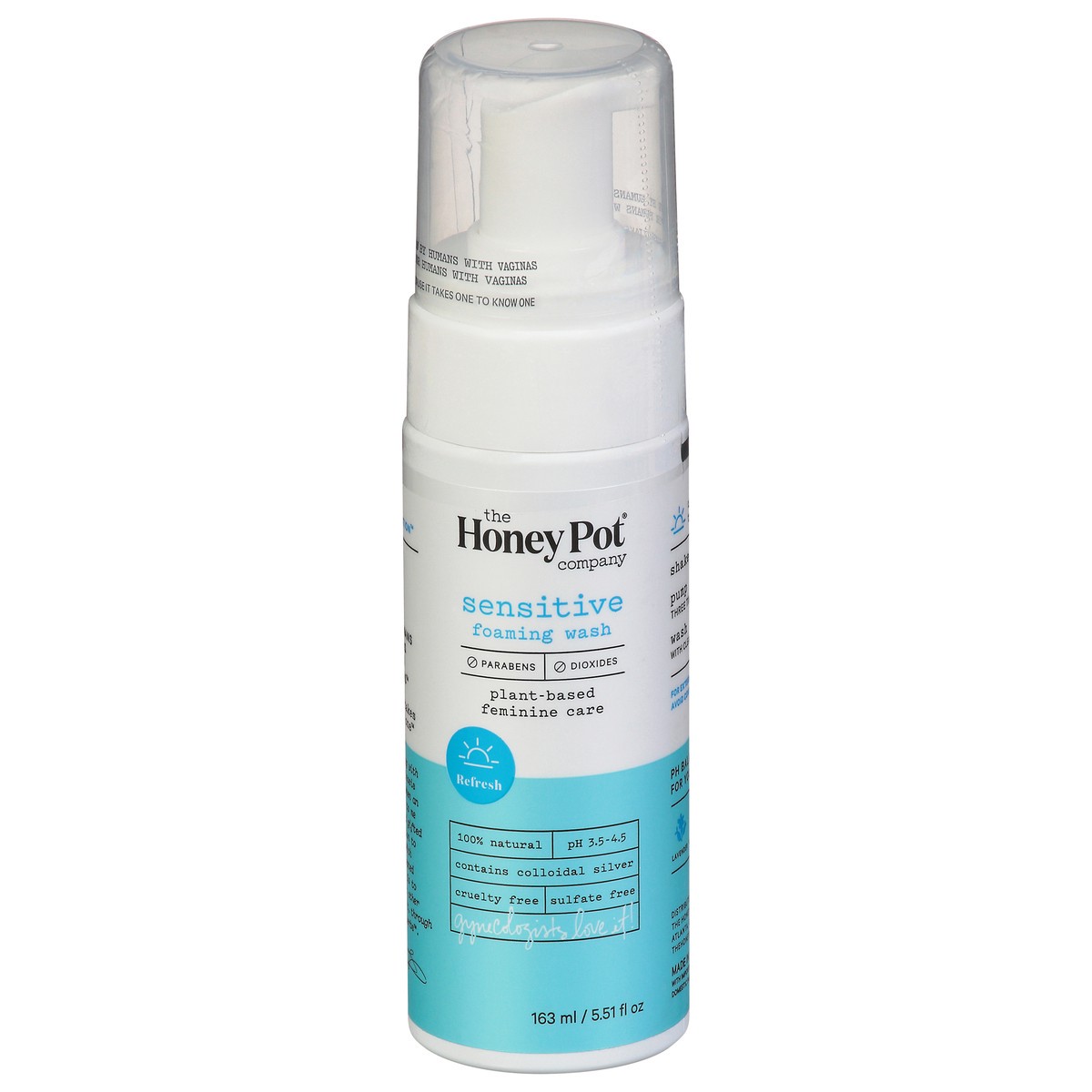 slide 1 of 9, The Honey Pot Refresh Sensitive Foaming Wash 163 ml, 163 ml