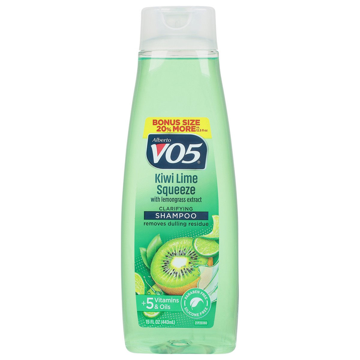 slide 1 of 1, Alberto VO5 Clarifying Kiwi Lime Squeeze With Lemongrass Extract Shampoo, 15 fl oz